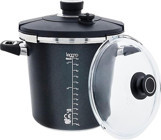 Leggno Black Blk2383pc6stn Clipso Kapak - Normal Kapak İndüksiyon 5.5 lt Düdüklü Tencere Siyah