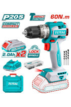 Total NMS 20 V 2 Ah Kömürsüz Darbeli Çift Akülü Vidalama Makinesi