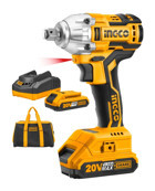 Ingco CIWLI2001 20 V 2 Ah Kömürsüz Darbeli Çift Akülü Vidalama Makinesi