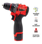 Dawreek MWD24R 24 V 4 Ah Kömürsüz Darbeli Çift Akülü Vidalama Makinesi