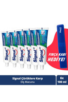 Signal Çürüklere Karşı Naneli Florürlü Diş Macunu 6x100 ml
