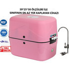 Ecoboxx Metal Tanklı 5 Aşamalı 8 lt Kapalı Kasa Pompasız Tezgah Altı Su Arıtma Cihazı