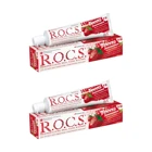 Rocs Teens Çilekli Florürlü Diş Macunu 2x60 ml