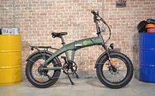 Citycoco Fatbike Foldable Mini 250 W 40 Km 24 Jant 7 Vites Katlanır Elektrikli Bisiklet Yeşil