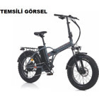 Corelli Voniq Fatbike 250 W 100 Km 20 Jant 7 Vites Elektrikli Bisiklet Mavi