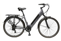 Bisan Moon 250 W 100 Km 28 Jant 7 Vites Elektrikli Bisiklet Gri-Siyah