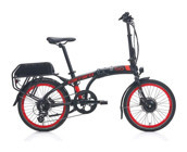 Carraro Ego 2.1 250 W 28 Jant 7 Vites Katlanır Elektrikli Bisiklet Siyah