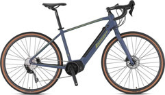 Loop Potenza Gravel 250 W 40 Km 28 Jant 10 Vites Elektrikli Bisiklet Gri-Yeşil