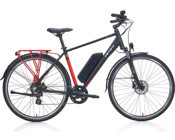 Carraro E-Line Elife 250 W 60 Km 28 Jant 7 Vites Elektrikli Şehir / Tur Bisikleti Kırmızı