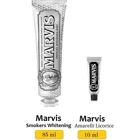 Marvis Smokers Whitening Mint Naneli Florürlü Diş Macunu 85 ml + Amarelli Licorice Diş Macunu 10 ml