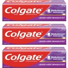 Colgate Maksimum Anti Çürük Florürlü Diş Macunu 3x75 ml
