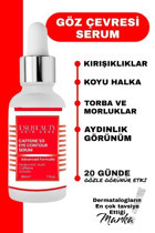 Eslbeauty Eye Contour Aydınlatıcı Kırışıklık Karşıtı Göz Altı Torba Karşıtı Göz Çevresi Serumu 30 ml