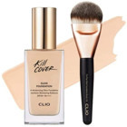 Clio Kill Cover Glow 3 By Linen Güneş Koruyuculu Sıvı Şişe Fondöten 38 gr