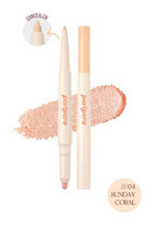 Peripera Sugar Twinkle Duo 04 Sunday Coral Çift Taraflı Kalem Işıltılı Göz Farı
