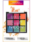 Lollis Bright Neon Likit Neon Palet Far Paleti