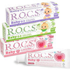 Rocs Baby Elmalı Papatyalı ve Ihlamurlu Florürsüz 3 Yaş Çocuk Diş Macunu 3x35 ml