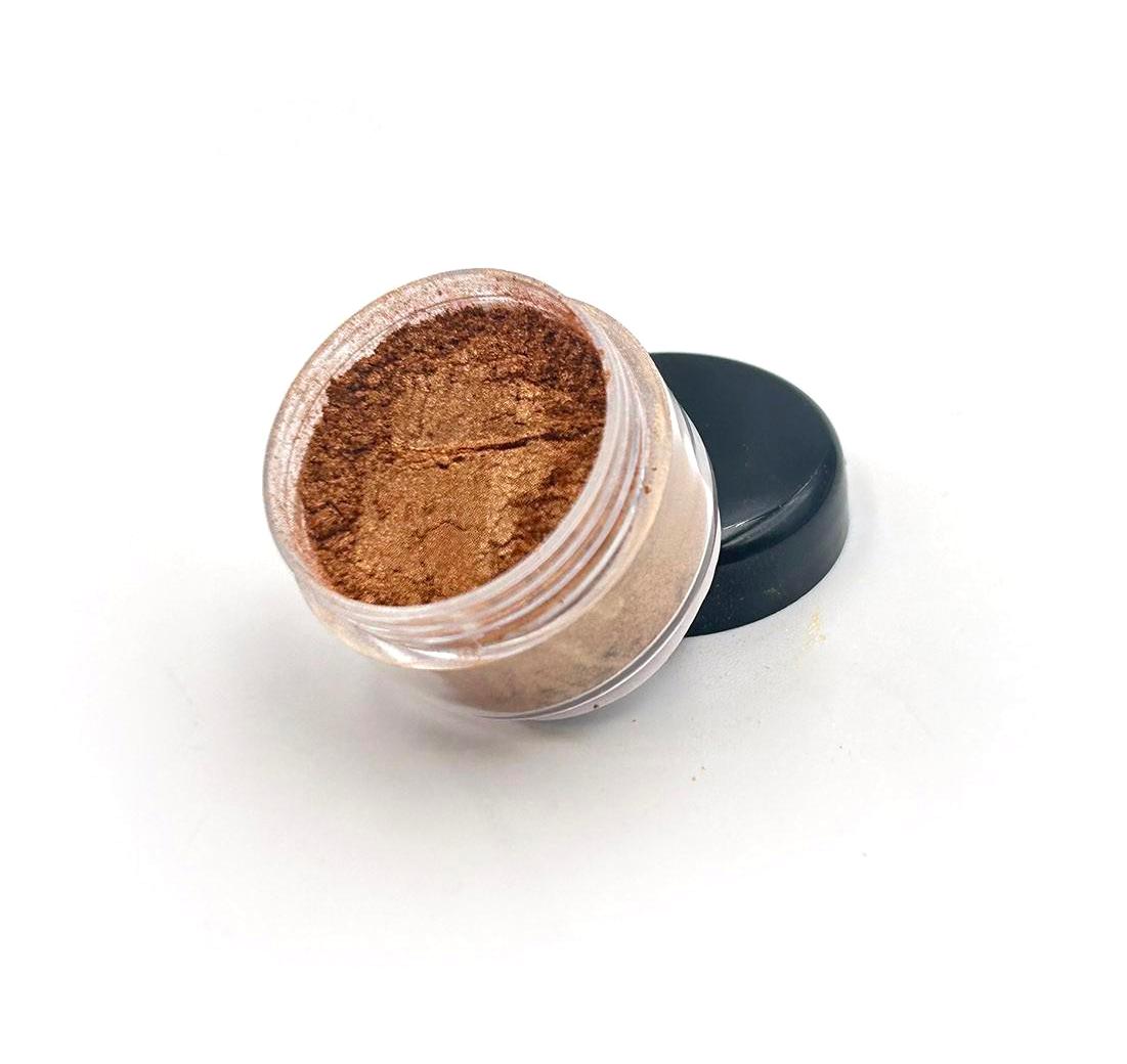 Artikel Golden Bronze Toz Simli Glitter Tekli Göz Farı