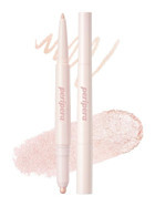 Peripera Sugar Twinkle Duo 01 Dewy Nude Çift Taraflı Toz Işıltılı Stick Göz Farı