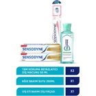 Sensodyne Tam Koruma Beyazlatıcı Naneli Florürlü Diş Macunu 2x50 ml