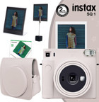 Fujifilm İnstax Sq1 Şipşak Full HD Kompakt Fotoğraf Makinesi Beyaz + 10 Adet Fotoğraf Filmi