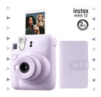 Fujifilm Instax Mini 12 Şipşak Mini Full HD Kompakt Dijital Fotoğraf Makinesi Lila + 96 Adet Fotoğraf Filmi