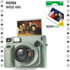 Fujifilm Instax Wide 400 Şipşak Full HD Kompakt Dijital Fotoğraf Makinesi Yeşil + 20 Adet Fotoğraf Filmi