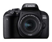 Canon Eos 800D 18-55 mm 4K DSLR Dijital Fotoğraf Makinesi Siyah