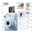 Fujifilm Instax Mini 12 Şipşak Mini Full HD Kompakt Dijital Fotoğraf Makinesi Mavi + 30 Adet Fotoğraf Filmi