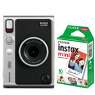 Fujifilm İnstax Mini Evo Şipşak Mini Full HD Kompakt Dijital Fotoğraf Makinesi Siyah + 10 Adet Fotoğraf Filmi