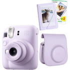 Fujifilm Instax Mini 12 Şipşak Mini Full HD Kompakt Dijital Fotoğraf Makinesi Lila + 20 Adet Fotoğraf Filmi
