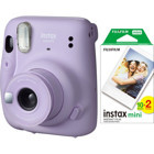 Fujifilm Instax Mini 11 Şipşak Mini Full HD Kompakt Fotoğraf Makinesi Lila + 20 Adet Fotoğraf Filmi