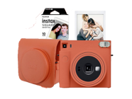 Fujifilm İnstax Sq1 Şipşak Full HD Kompakt Fotoğraf Makinesi Turuncu + 10 Adet Fotoğraf Filmi