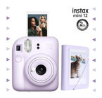Fujifilm Instax Mini 12 Şipşak Mini Full HD Kompakt Dijital Fotoğraf Makinesi Lila + 28 Adet Fotoğraf Filmi