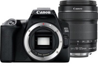 Canon Eos 250D 18-135 mm Full HD DSLR Dijital Fotoğraf Makinesi Siyah