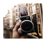 Fujifilm Instax Mini 90 Şipşak Mini Full HD Kompakt Dijital Fotoğraf Makinesi Siyah