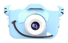 Tuomeng Sevimli İnek Mini Full HD Kompakt Dijital Fotoğraf Makinesi Mavi
