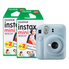 Fujifilm Instax Mini 12 Şipşak Mini Full HD Kompakt Dijital Fotoğraf Makinesi Mavi + 40 Adet Fotoğraf Filmi