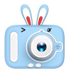 Vkemall Sevimli Tavşan Mini Full HD Kompakt Dijital Fotoğraf Makinesi Mavi
