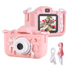 Generic Sevimli Unicorn Mini Full HD Kompakt Dijital Fotoğraf Makinesi Pembe