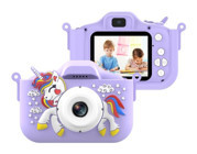 Hallow D12393Pu Mini Full HD Kompakt Dijital Fotoğraf Makinesi Mor
