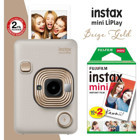 Fujifilm Instax Mini Liplay Şipşak Mini Full HD Kompakt Dijital Fotoğraf Makinesi Gold + 20 Adet Fotoğraf Filmi