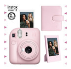 Fujifilm Instax Mini 12 Şipşak Mini Full HD Kompakt Dijital Fotoğraf Makinesi Pembe + 64 Adet Fotoğraf Filmi
