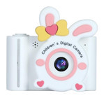Tuomeng Sevimli Tavşan Mini Full HD Kompakt Dijital Fotoğraf Makinesi Beyaz