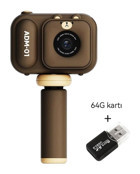 Mengtuo Sevimli Ayı Mini Full HD Kompakt Dijital Fotoğraf Makinesi Kahverengi