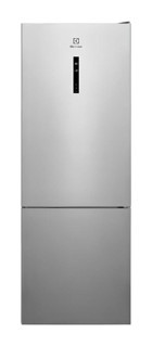 Electrolux LNT6ME46X3 Çift Kapılı No Frost E 481 lt Klasik Gri Alttan Donduruculu Kombi Tipi Buzdolabı