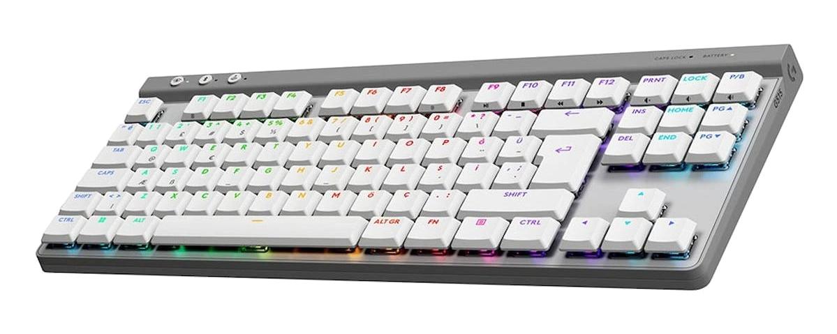Logitech G515 Lightspeed Tkl İngilizce Q RGB Wireless 88 Tuşlu White Kablosuz Beyaz Normal Gaming Klavye