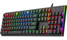 Sprange Mk-10 Pro Türkçe Q 104 Tuşlu Blue Kablolu Siyah Mekanik Gaming Klavye