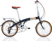 Bianchi New Vintage Folding 26 Jant 21 Vites Katlanır Şehir / Tur Bisikleti Siyah-Gri-Kahverengi