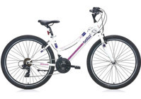 Bianchi Bella 24 Jant 21 Vites Şehir / Tur Bisikleti Beyaz-Mor