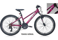 Carraro Force 401 24 Jant 21 Vites Dağ Bisikleti Gri-Siyah